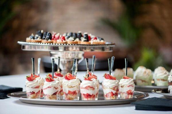 Dessert tray for an event at The Deco Catering in Minneapolis, Minnesota