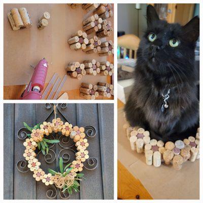 Craft day...with cat-titude.