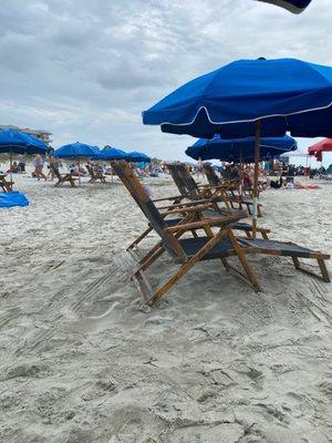 Beach chairs for rent