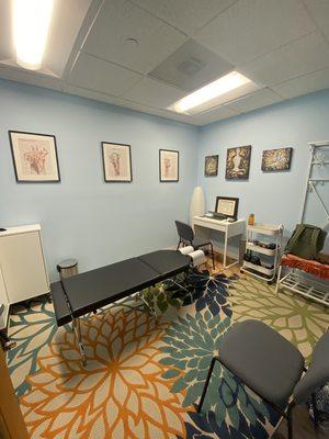 The consultation and treatment room