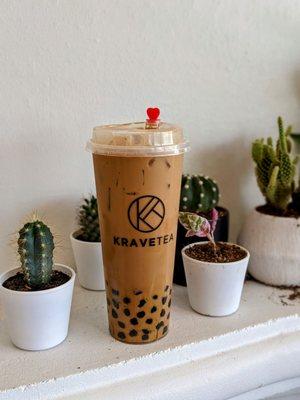 Viet coffee with boba