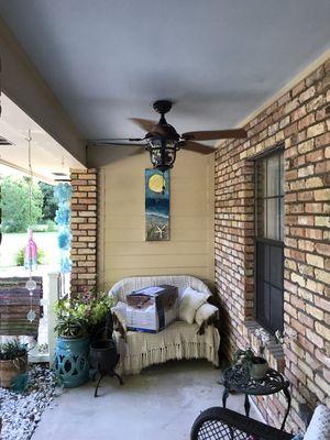 Ceiling fan installation