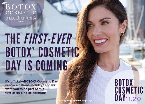 November 20th NATIONAL BOTOX DAY!!