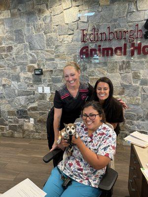 More front desk team. So, very skilled!