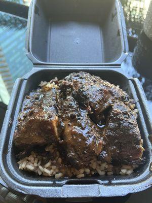 Jerk chicken half order