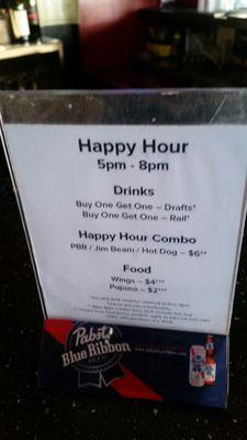 Happy hour deals!