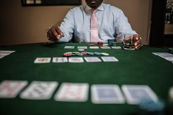 In the VIP Room, William Wilson clients find a host of ways to relax and unwind, including a regulation sized poker table.