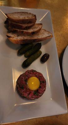 2oz steak tartare ($19)