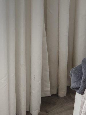 This is the filthy white curtains