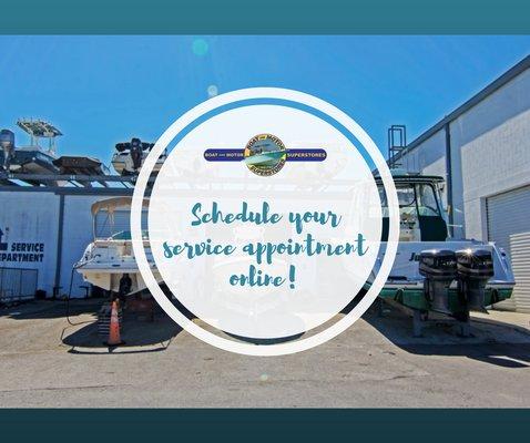 Did you know that you can schedule your service appointment with us online?