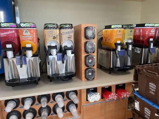 Additional slurpee machines.