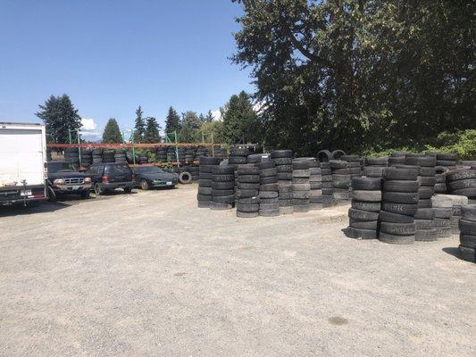 Used tire inventory