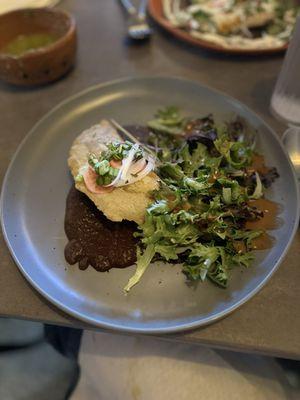 Empanada with Barbacoa.