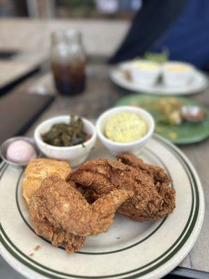 Fried chicken plate