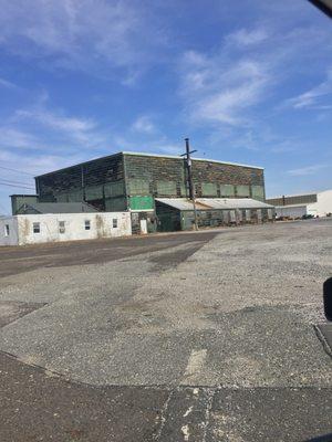 WW2 hangar building built in 1944.