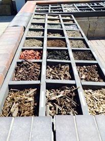 Resource Building Materials have many different decorative ground options. Including rock, stone, mulch,bark, and sand