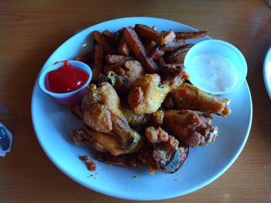 Traditional lemon pepper wings...