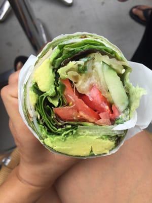 My turkey avocado wrap ... One slice of turkey?