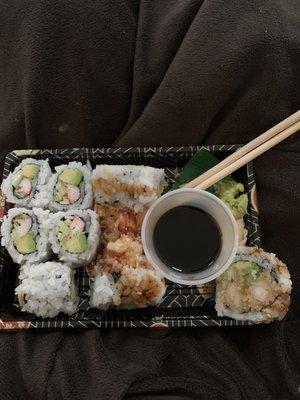 California Roll & Shrimp Tempura Roll