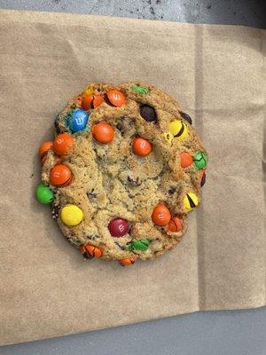 M&M Chocolate Chip Cookie