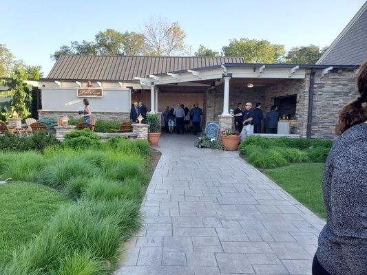 Pavilion on the golf course