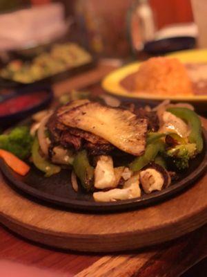 Veggie fajitas