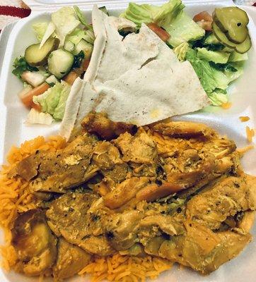 Amun Mediterranean -- chicken schwarma