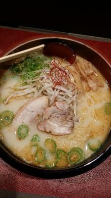 Spicy shio yuzu ramen: it's spicy, sour, and Salty. Super yummy but probably should be your first choice if you're not familiar