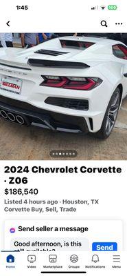 $186,000 for a car that has an MSRP of $146,000.  What a deal!