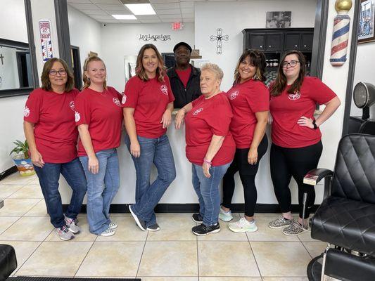 We have a full staffing team to take care of your haircut needs