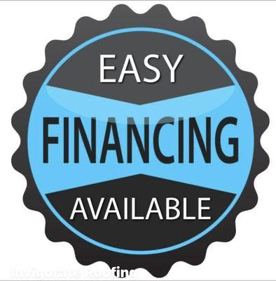 We offer easy financing