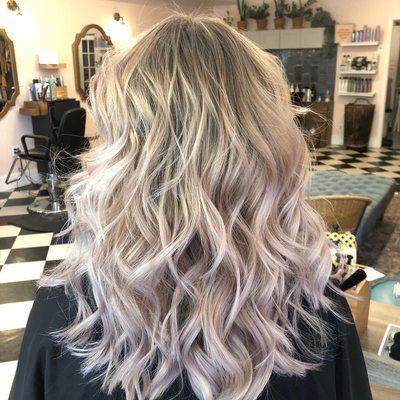 Balayage ombré w/root smudge