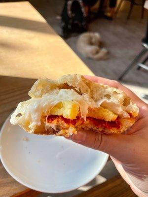 Mama lil's breakfast sandwich