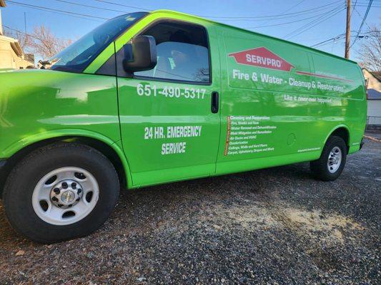 One of our water extraction vans.