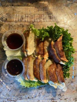 takeout: 2 orders of gyoza