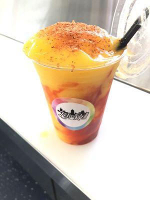 Mango smoothie with Chamoy and taJin