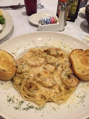 Cajun shrimp Alfredo