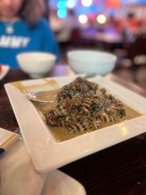 Oc Len Xao Dua | Snails with Coconut Cream Sauce