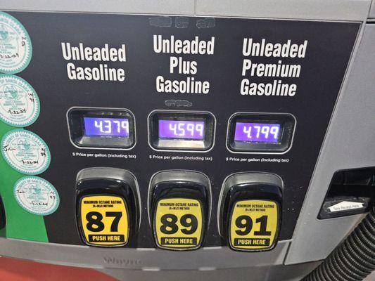 10-6-24. Today's Gas Prices