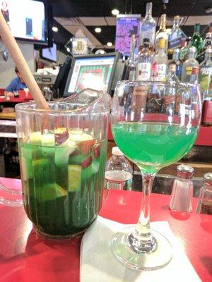 Green Sangria, 1st time having this but was delicious