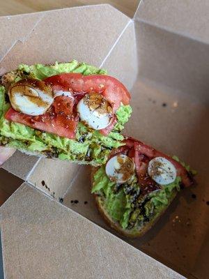 Caprese avocado toast!