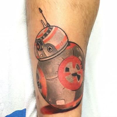 BB8!! Go Star Wars!! Tattoo done by Bruce Hsiao