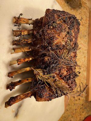 Herbed Rack of Lamb #cateredwithclass #rackoflamb