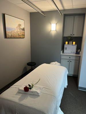 Our massage rooms.