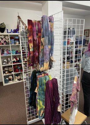 Hand dyed yarn