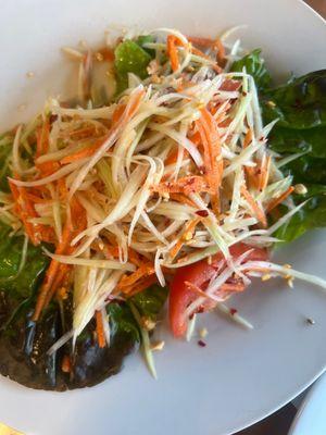 Papaya salad (HOT) if you dare