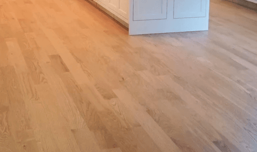 Hardwood flooring installation