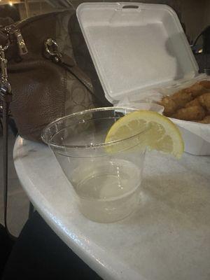 Lemon drop "Adult drink"