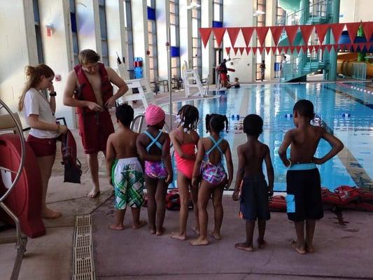 Leaning pool safety