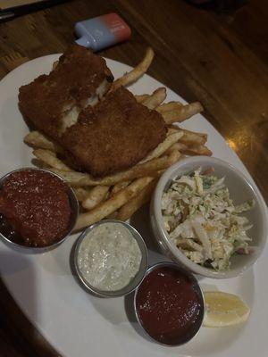 Panko Crusted Fish and Chips